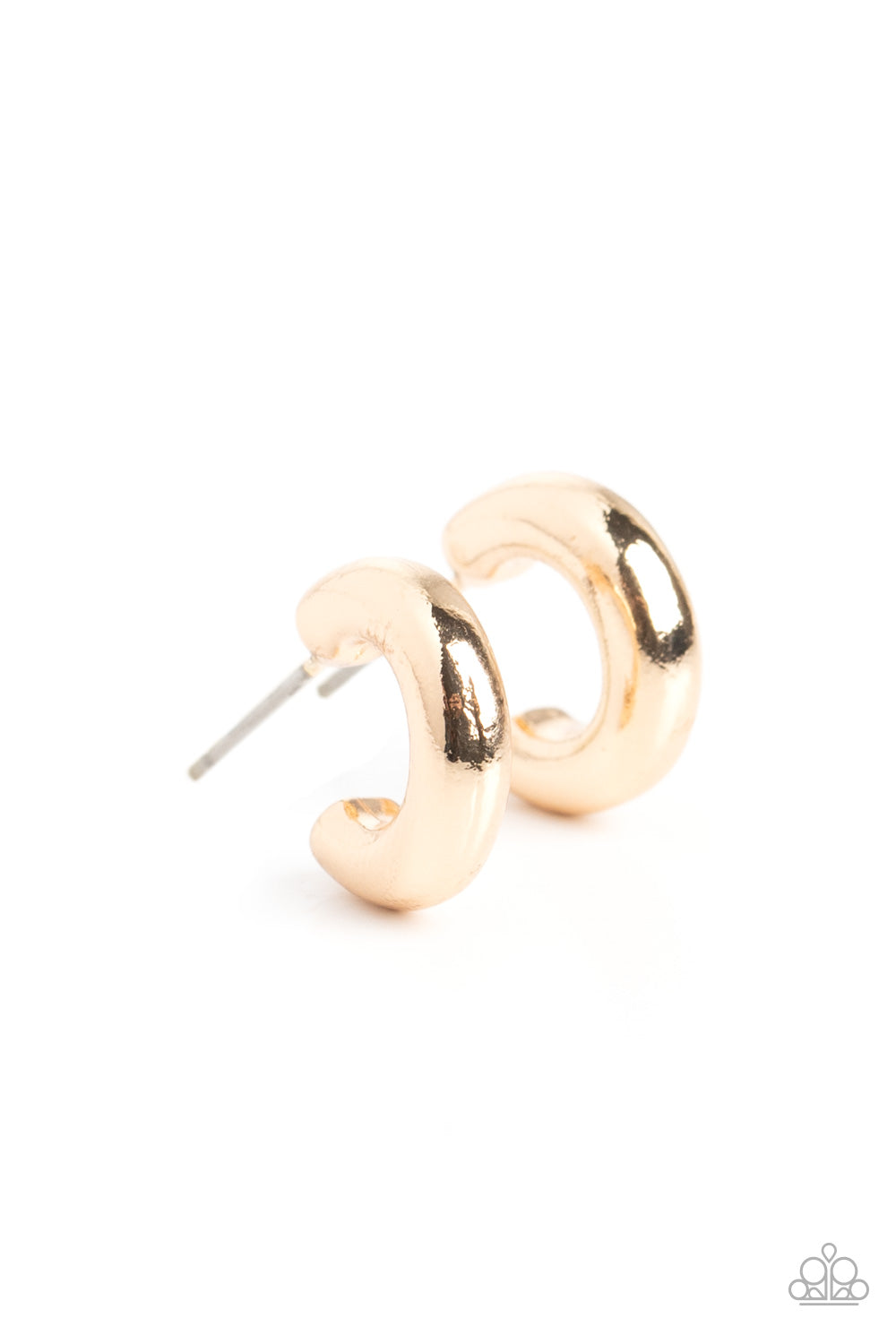 Catwalk Curls Gold Hoop Earrings