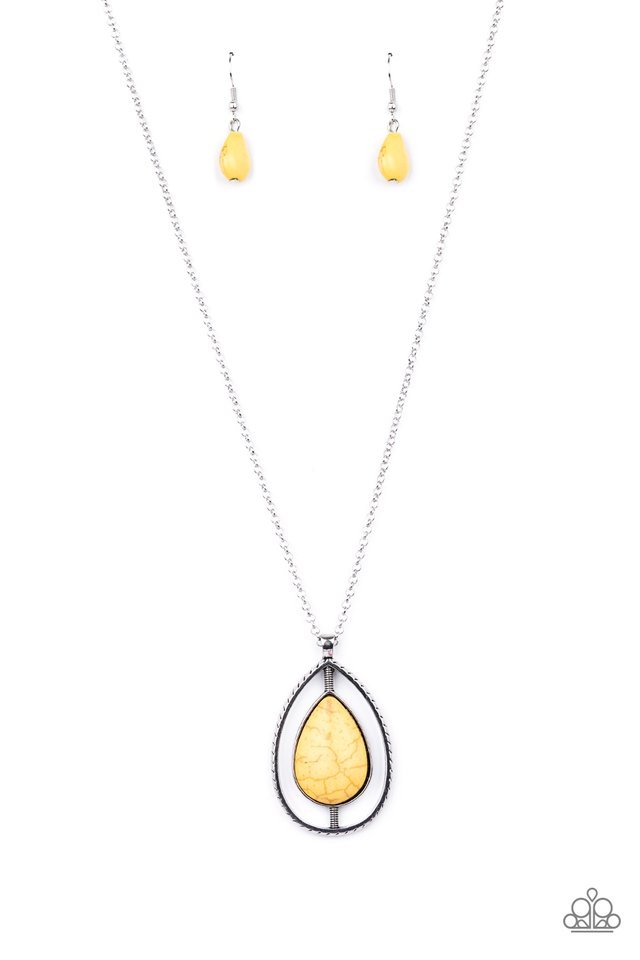 Here Today Patagonia Tomorrow - Yellow Necklace