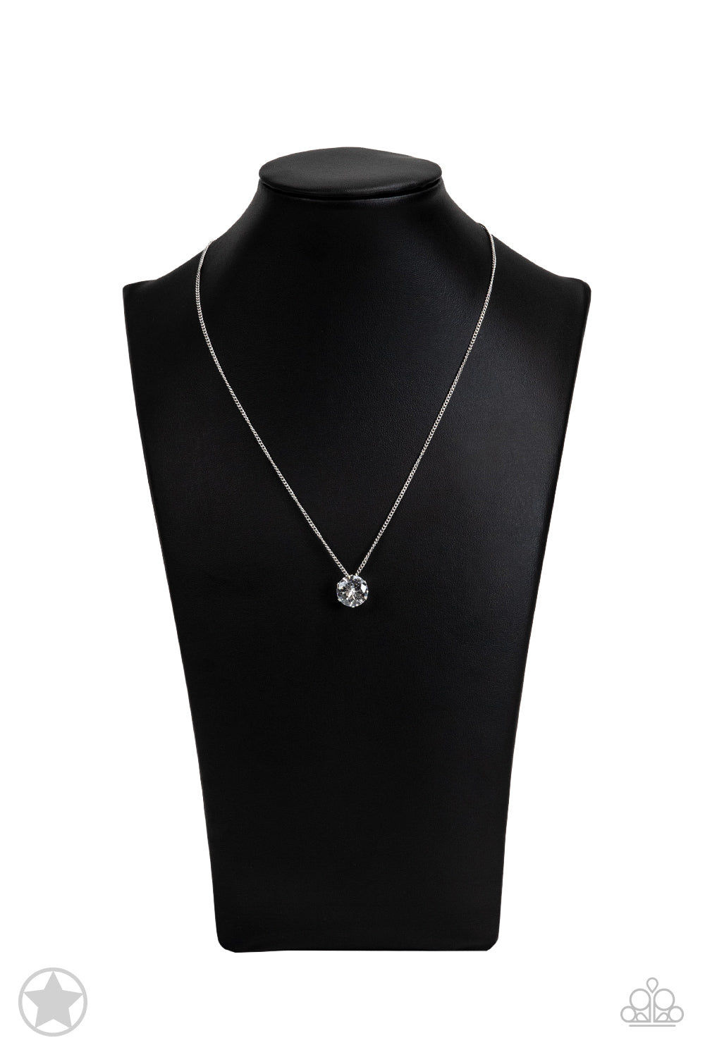 What a Gem White - Silver Necklace