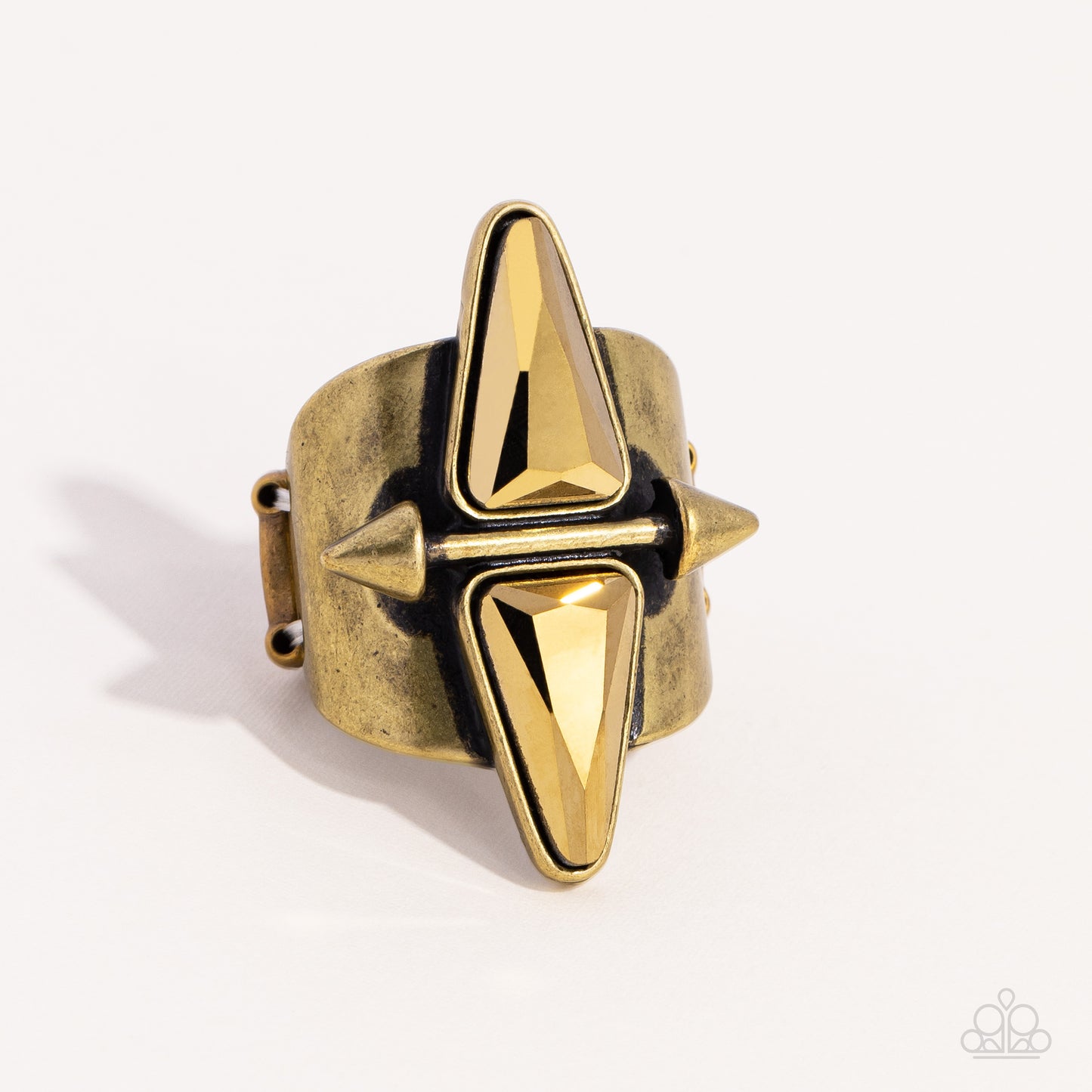 Combustible Compass Brass Ring