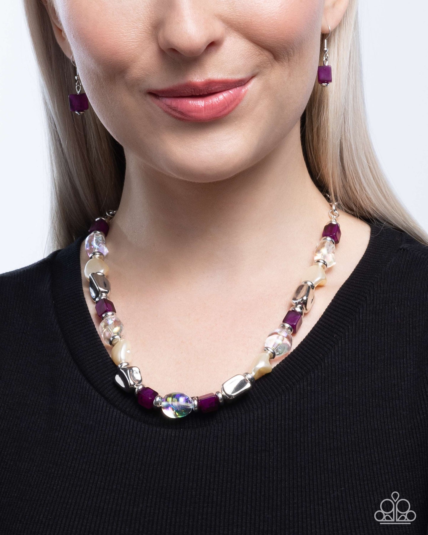 Frenetic Feeling - Purple Necklace