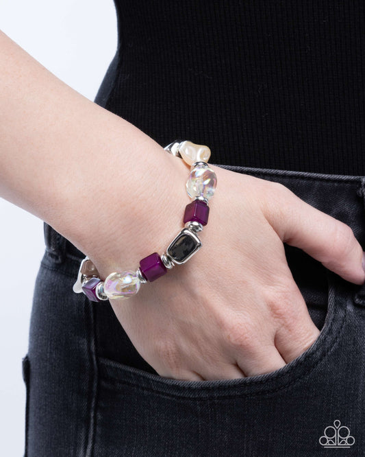 Frenetic Fantasy - Purple Bracelet