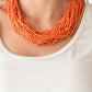 The Show Must Go On - Orange Necklace