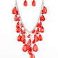Irresistible Iridescence - Red Necklace