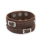 Bronco Bustin Buckles Brown Bracelet