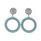 Playfully Prairie Blue Post Earrings