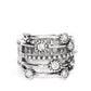 Rhinestone Studded Ritz White Ring