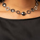 Rhinestone Rollout White Choker Necklace