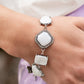 Grounding Glamour - White Bracelet