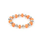 Stone Age Aesthetic - Orange Bracelet