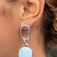 Drop A Tint Blue Post Earrings