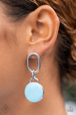 Drop A Tint Blue Post Earrings