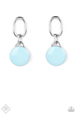 Drop A Tint Blue Post Earrings