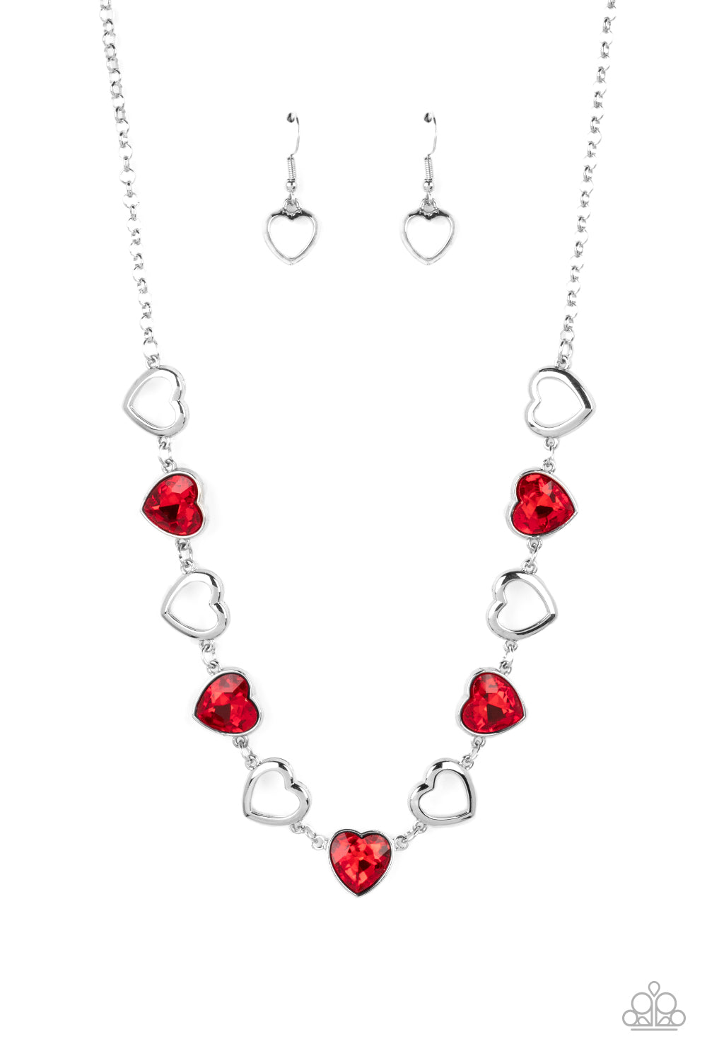 Contemporary Cupid - Red Necklace