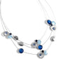 Affectionate Array Blue Necklace