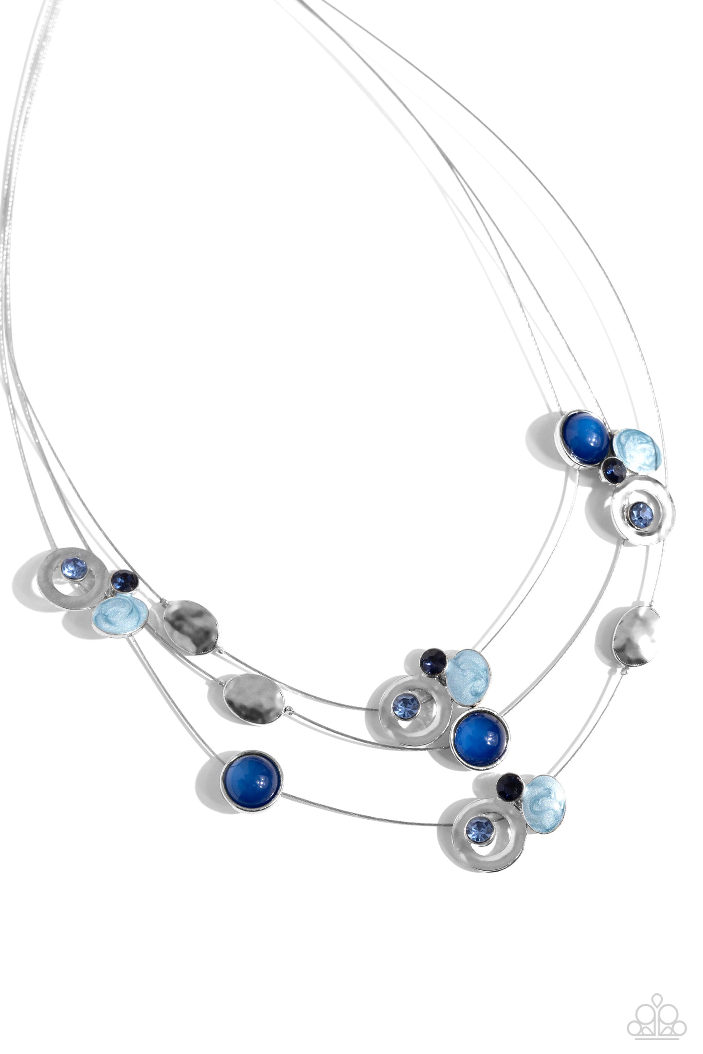 Affectionate Array Blue Necklace