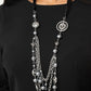 All The Trimmings Black Necklace
