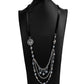 All The Trimmings Black Necklace