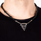 Arrowed Admiral - Black Necklace