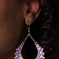 Bubbly Bling - Purple Earrings