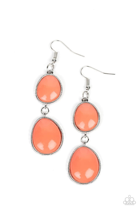 Mediterranean Myth - Orange Earrings