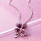 Four Leaf Fashion - Pink Necklace