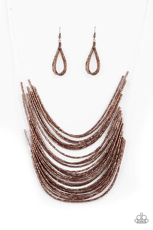 Catwalk Queen - Copper Necklace