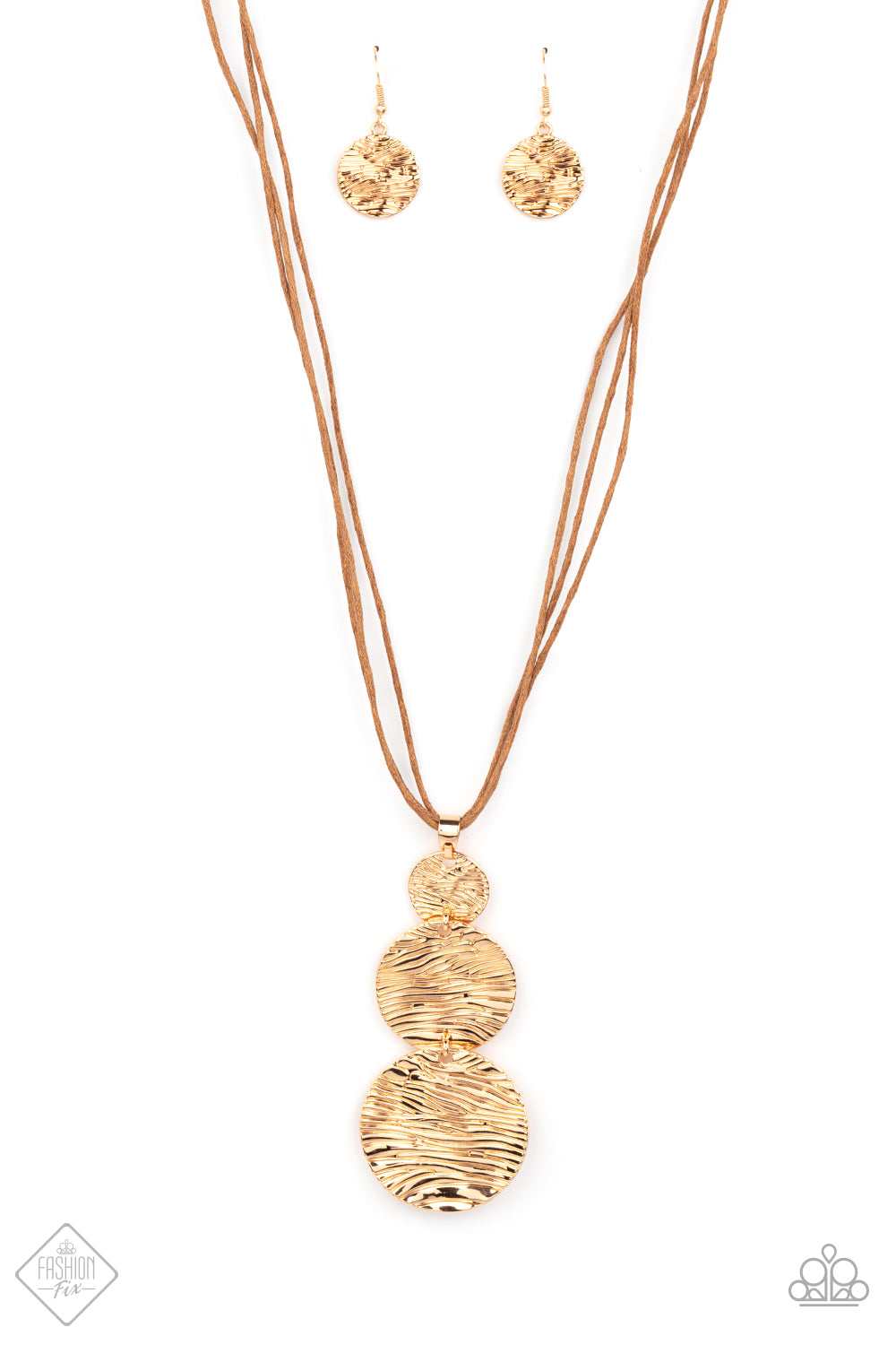 Circulating Shimmer - Gold, Necklace