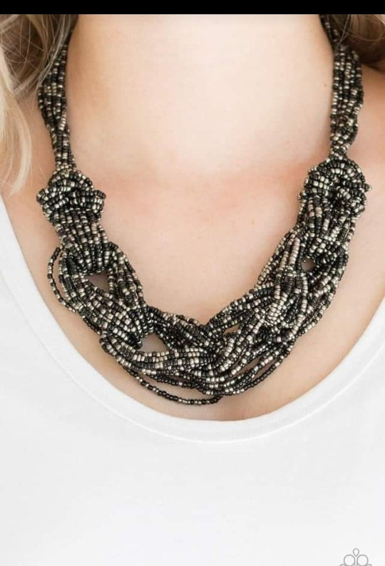 City Catwalk - Black Necklace