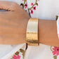 Coolly Curved - Gold Bracelet