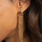 Divinely Dipping - Gold Earrings