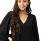 Glitzy By Association - Black Earrings