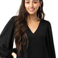 Glitzy By Association - Black Earrings
