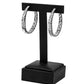Glitzy By Association - Gunmetal Earrings