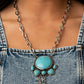 Geographically Gorgeous Blue Necklace