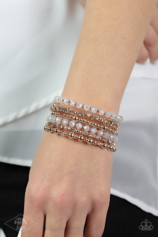 Ice Knowing You - Rose Gold Bracelet