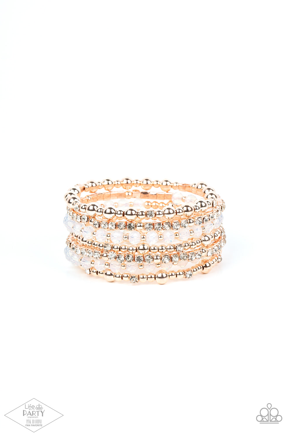 Ice Knowing You - Rose Gold Bracelet