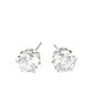 Just In Timeless - White Earrings