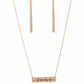Living The Mom Life - Gold Necklace