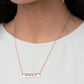 Living The Mom Life - Gold Necklace