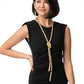 Scarfed for Attention - Gold Necklace