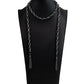 Scarfed for Attention - Gunmetal Necklace