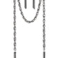 Scarfed for Attention - Gunmetal Necklace
