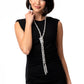 Scarfed for Attention - Silver Necklace