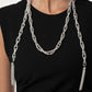 Scarfed for Attention - Silver Necklace