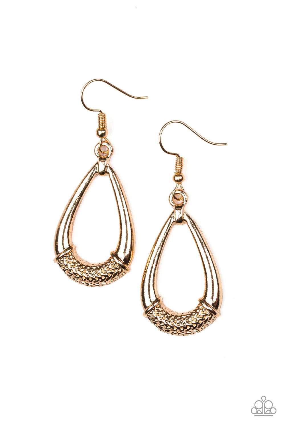 Trending Texture - Gold Earrings