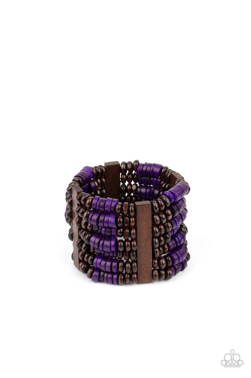 Vacay Vogue - Purple Bracelet